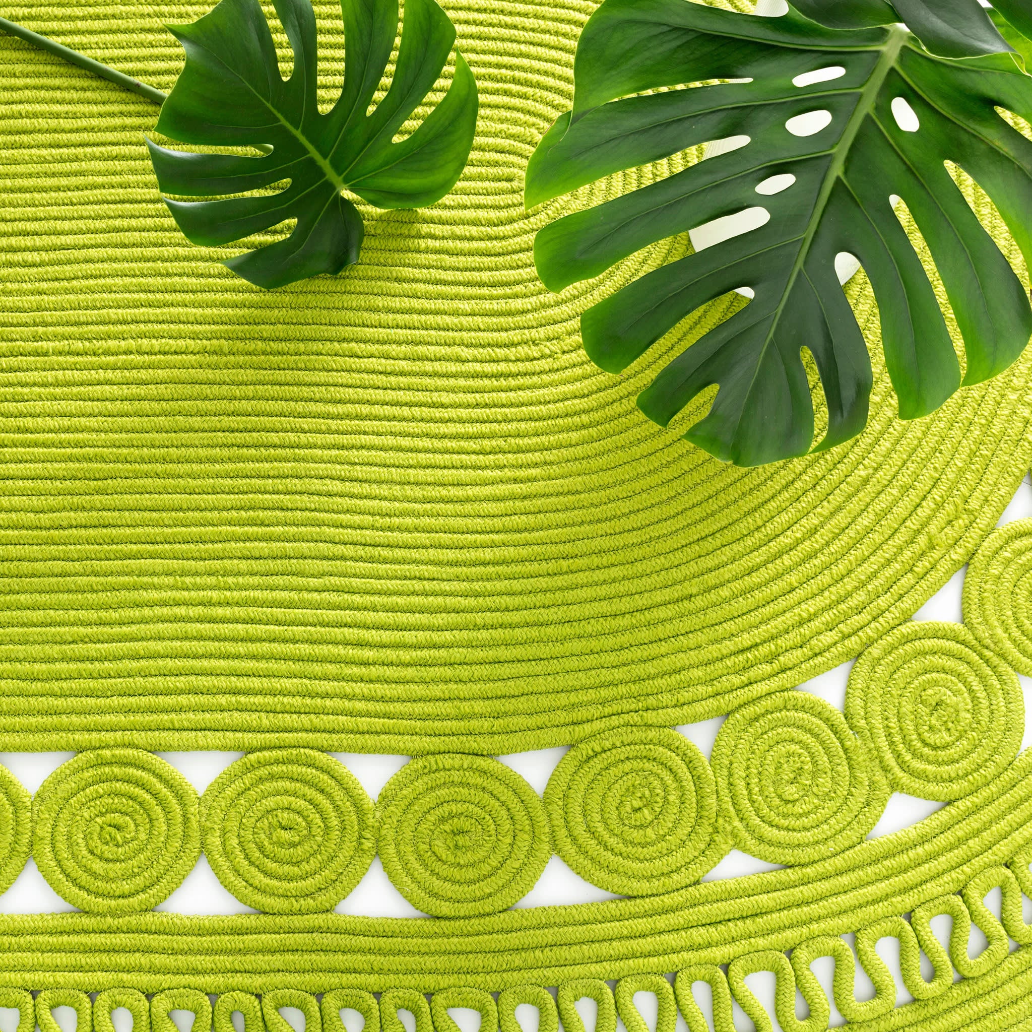 Audrey Handwoven Indoor/Outdoor Oval Rug | Sprout - Image 3