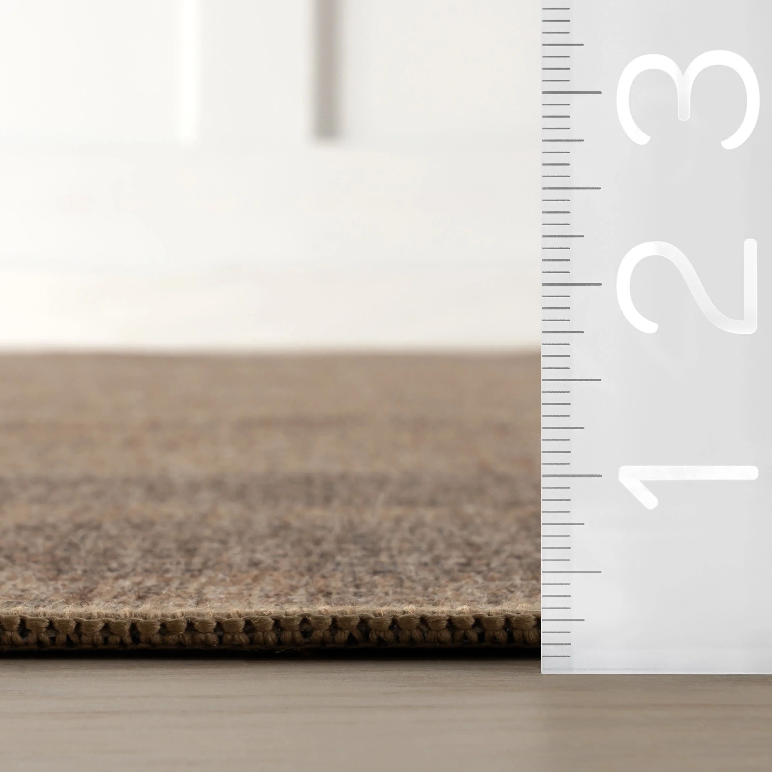 Bedford Plaid Washable Rug by Nate Berkus | Tan - Image 6