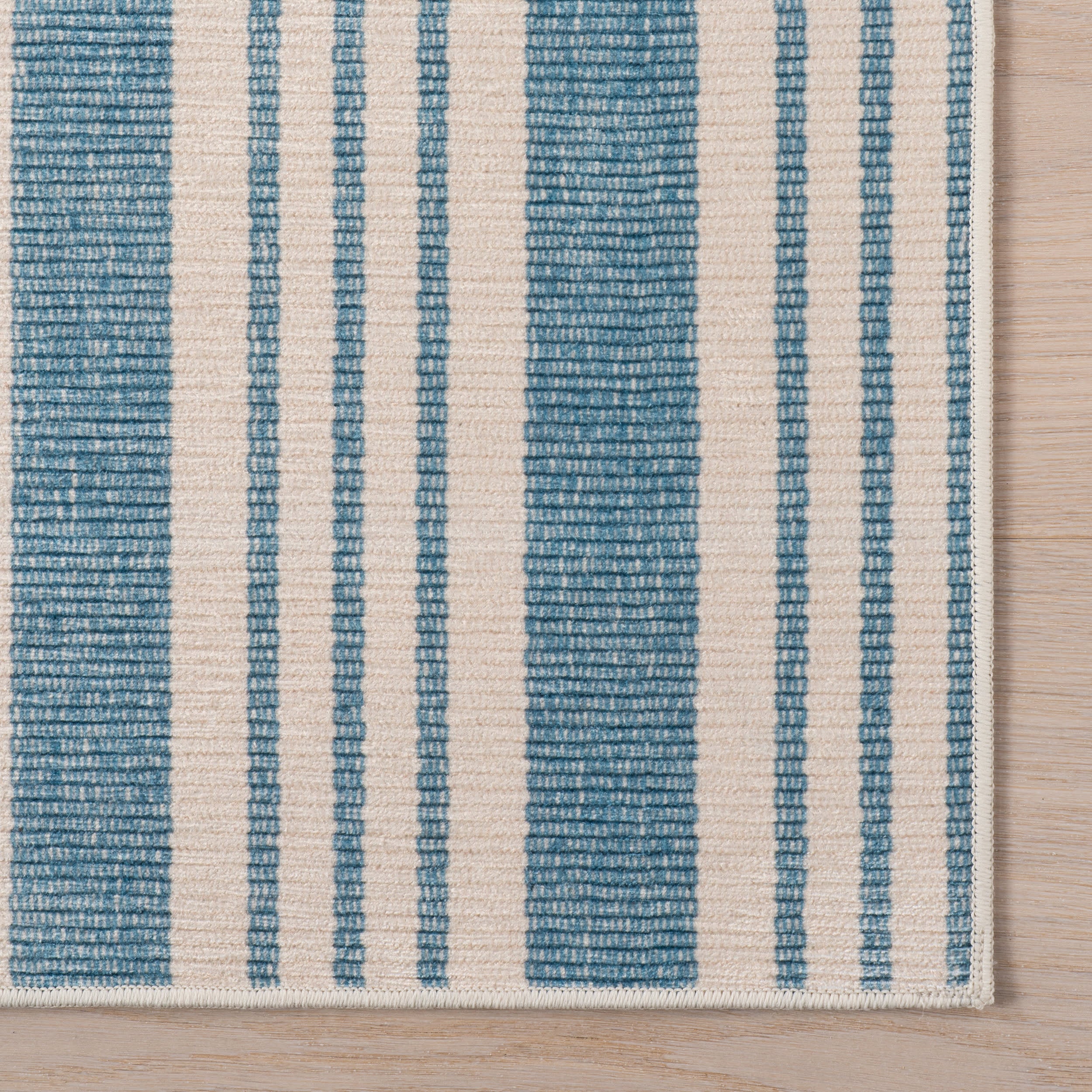 Birmingham Machine Washable Rug | Blue - Image 4