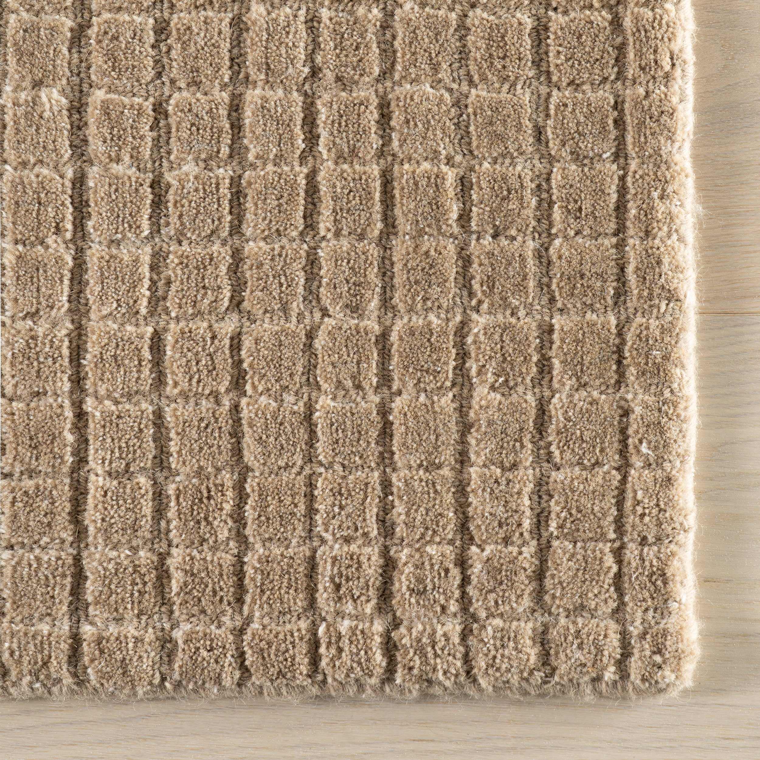 Cinnara Moroccan Striped Rug | Beige - Image 4