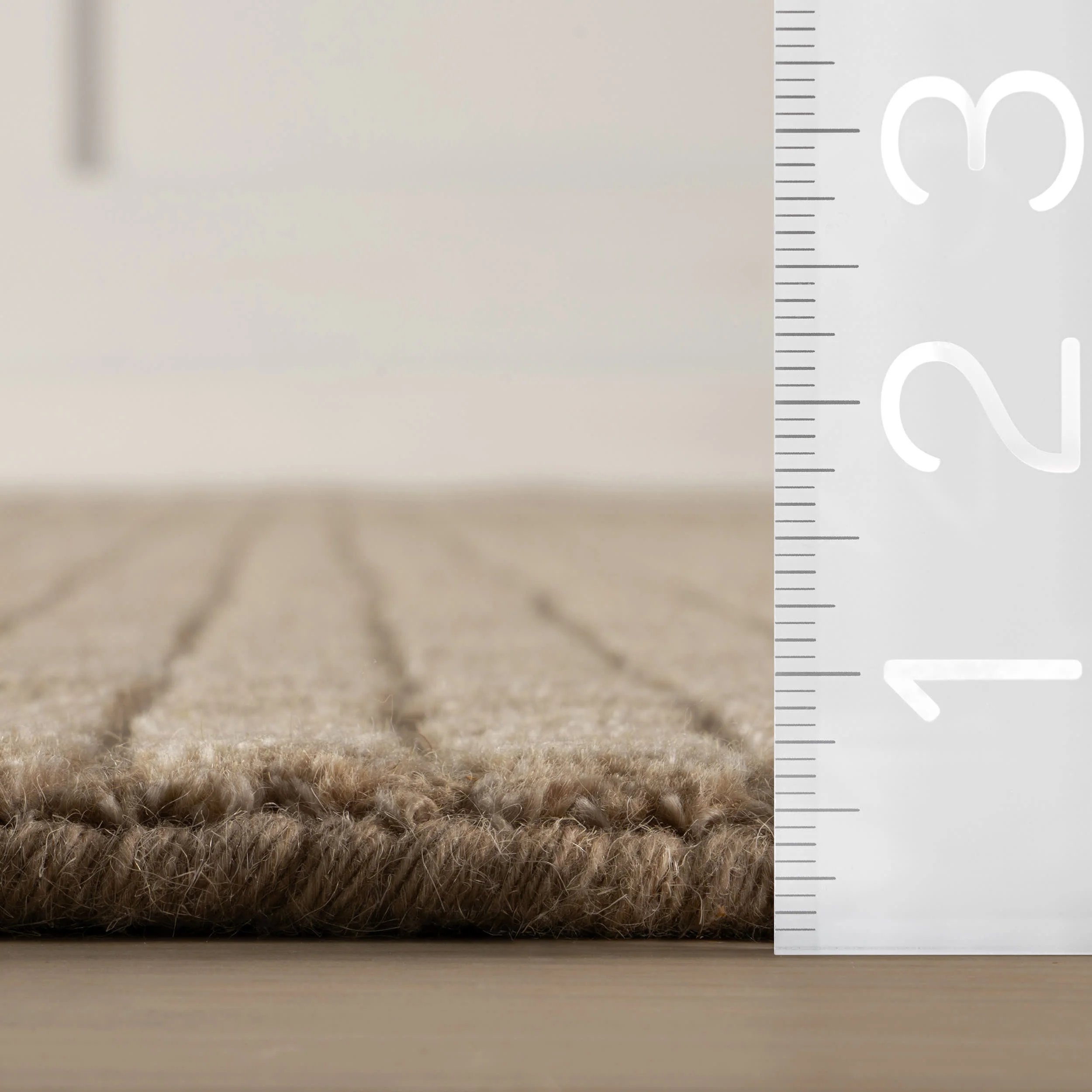 Cinnara Moroccan Striped Rug | Beige - Image 5