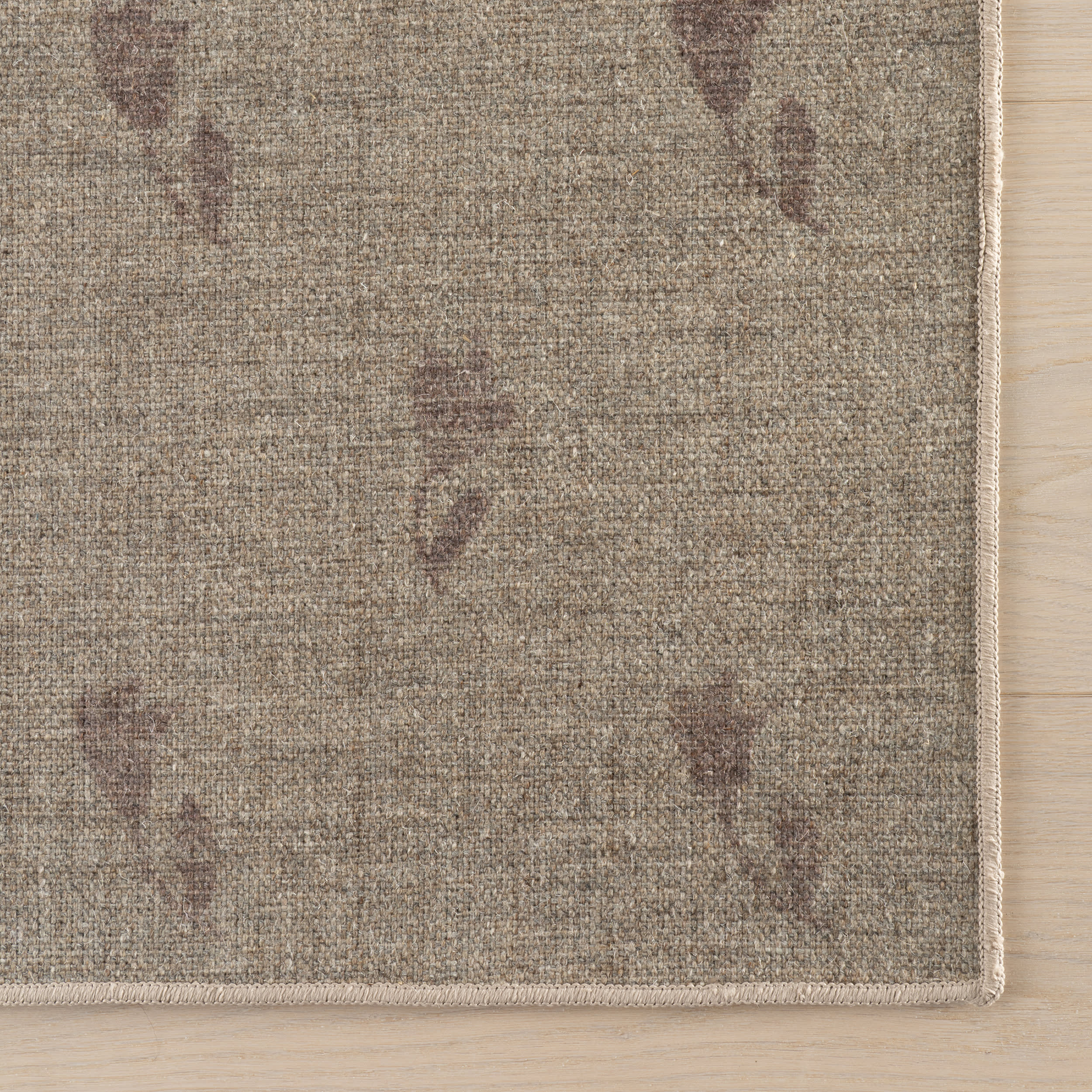 Flora Floral Washable Rug by Nate Berkus | Burgundy - Image 5