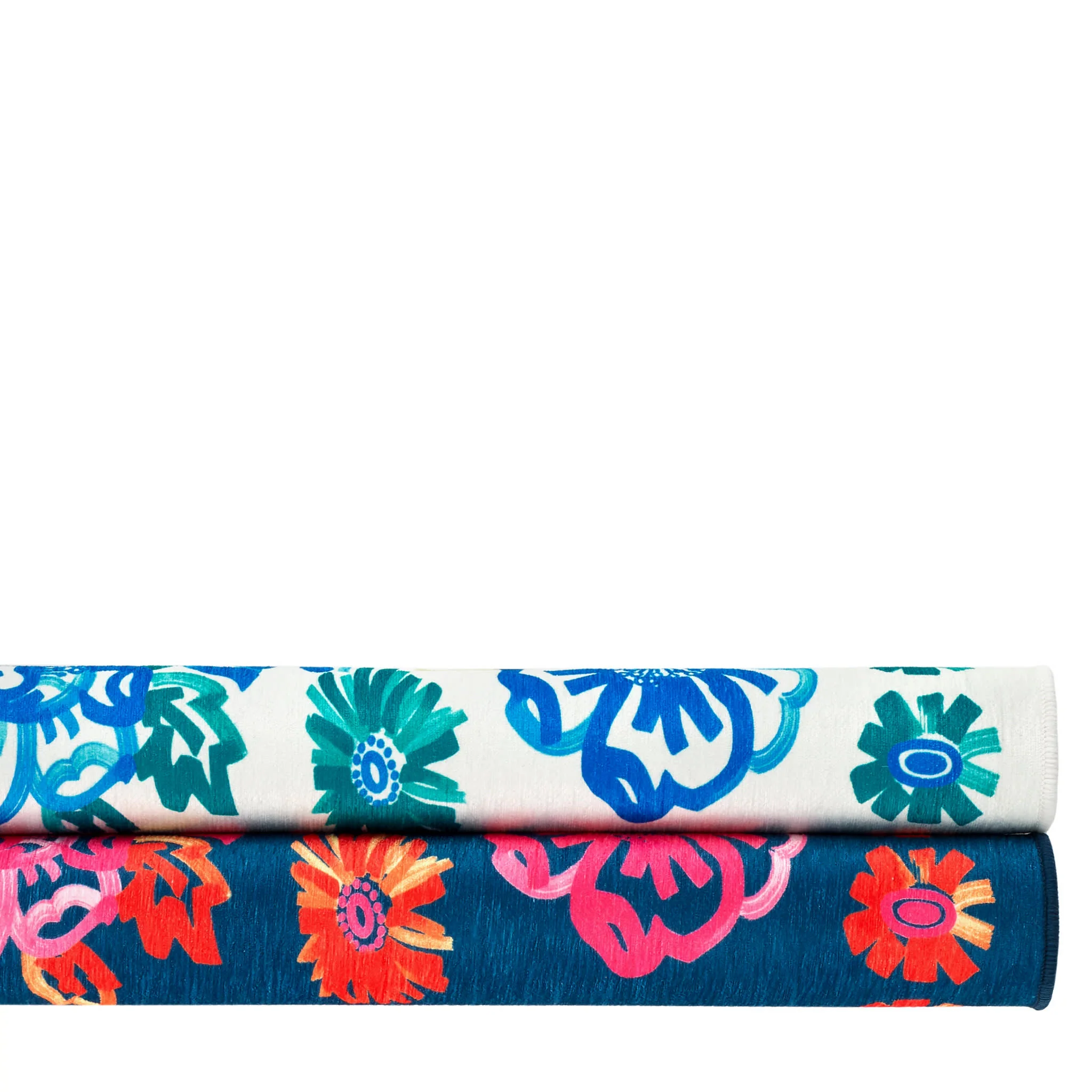 Graphic Gerbera Machine Washable Rug | Fuchsia - Image 7