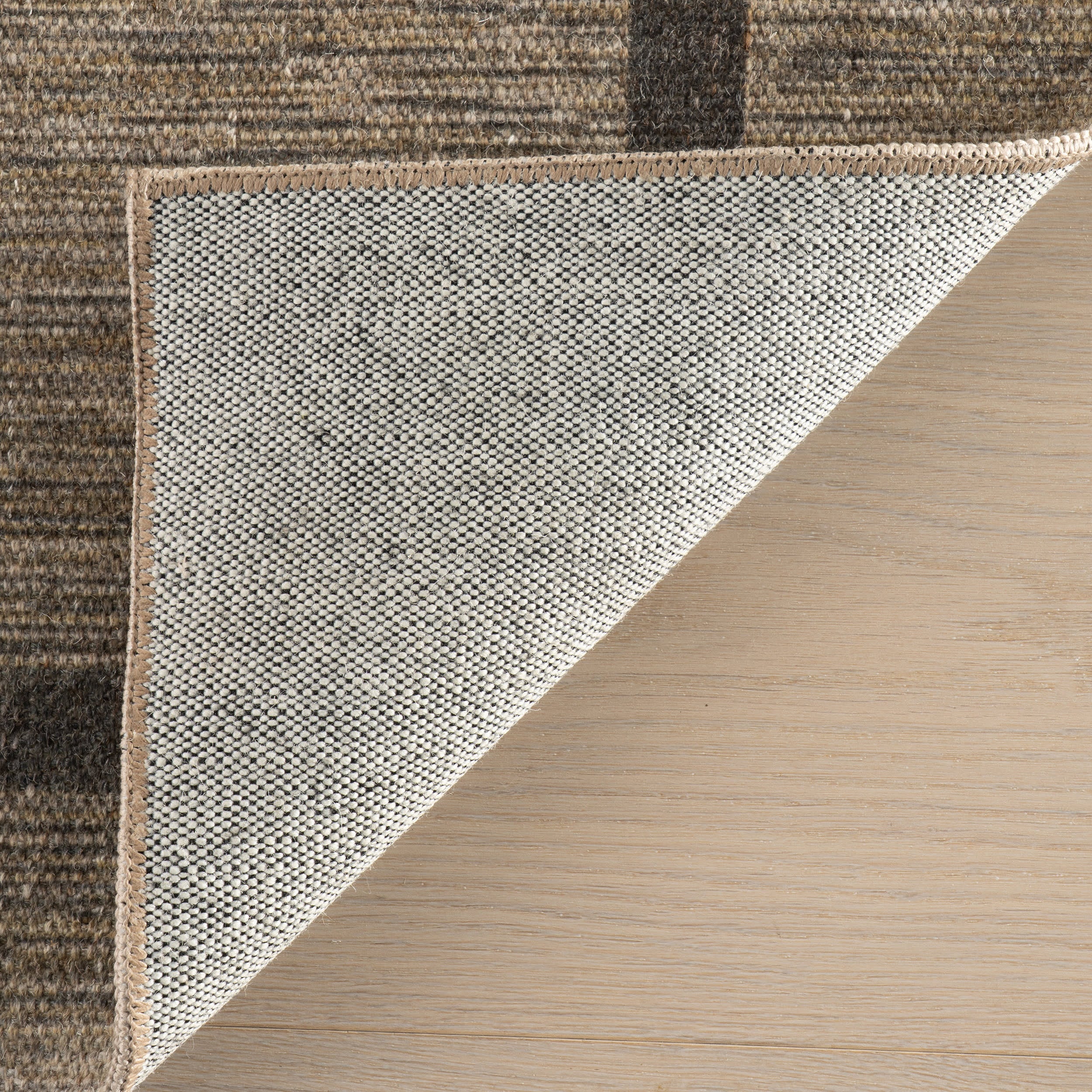 Hanover Bordered Washable Rug by Nate Berkus | Brown - Image 4