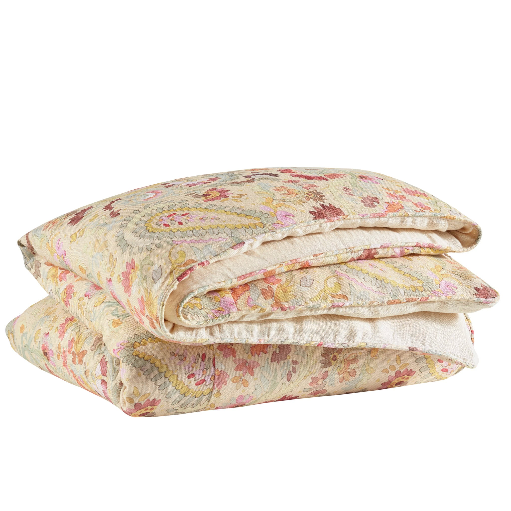 Ines Linen Duvet Cover | Multi - Image 5