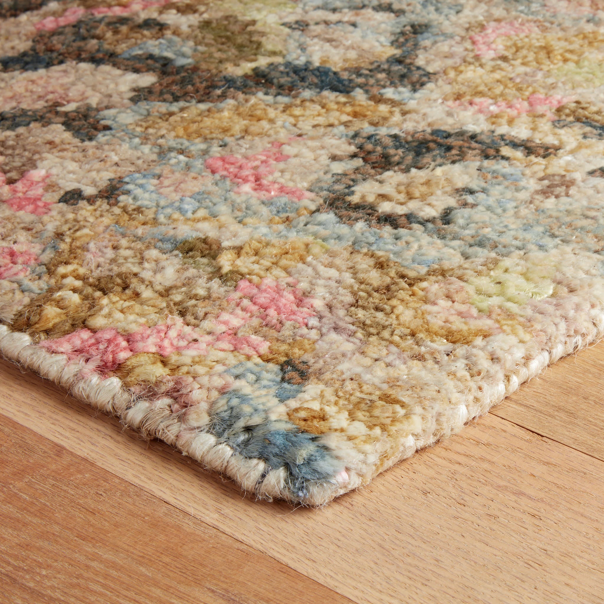 Keira Hand Knotted Jute Rug | Multi - Image 8