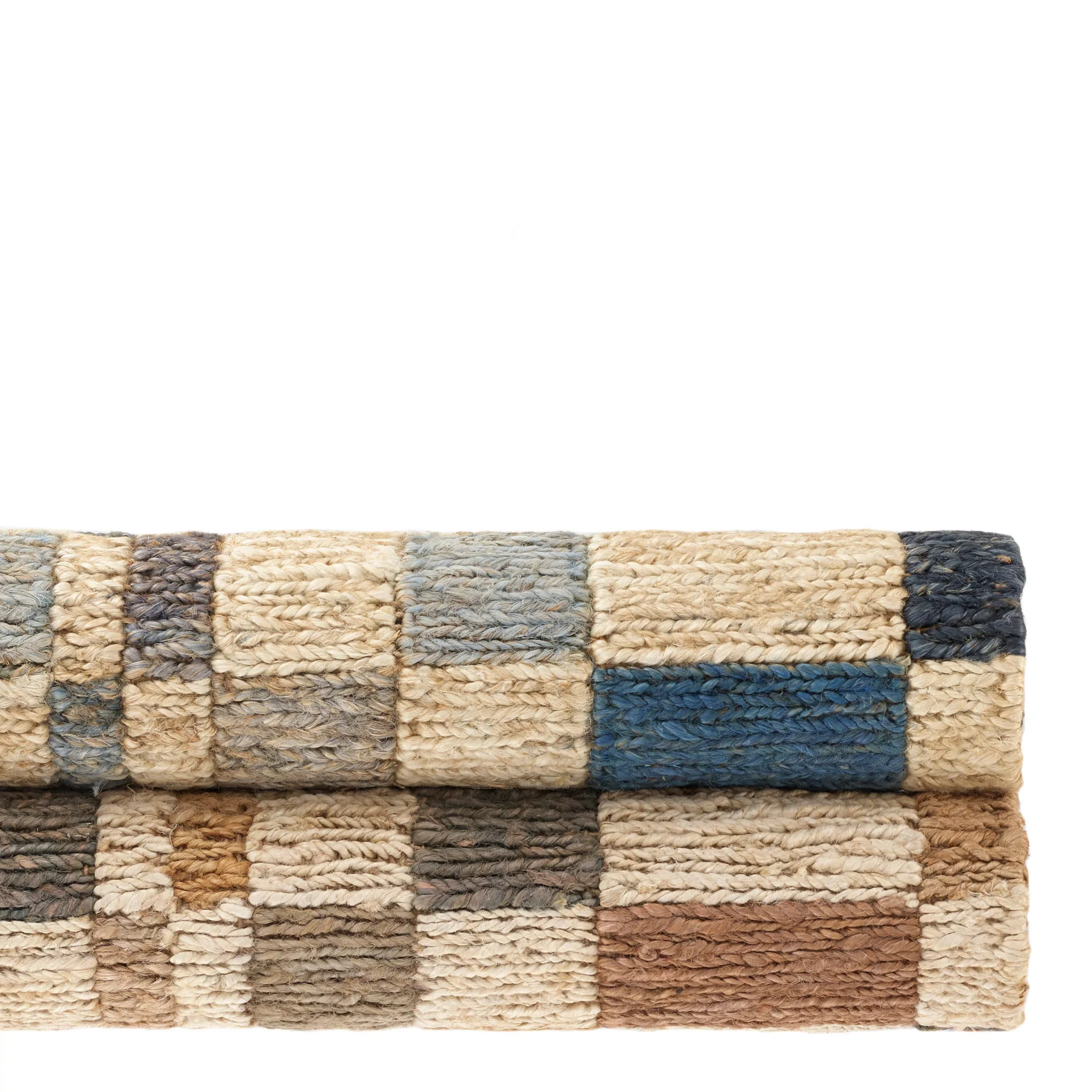 Kirby Handwoven Jute Rug | Blue - Image 6