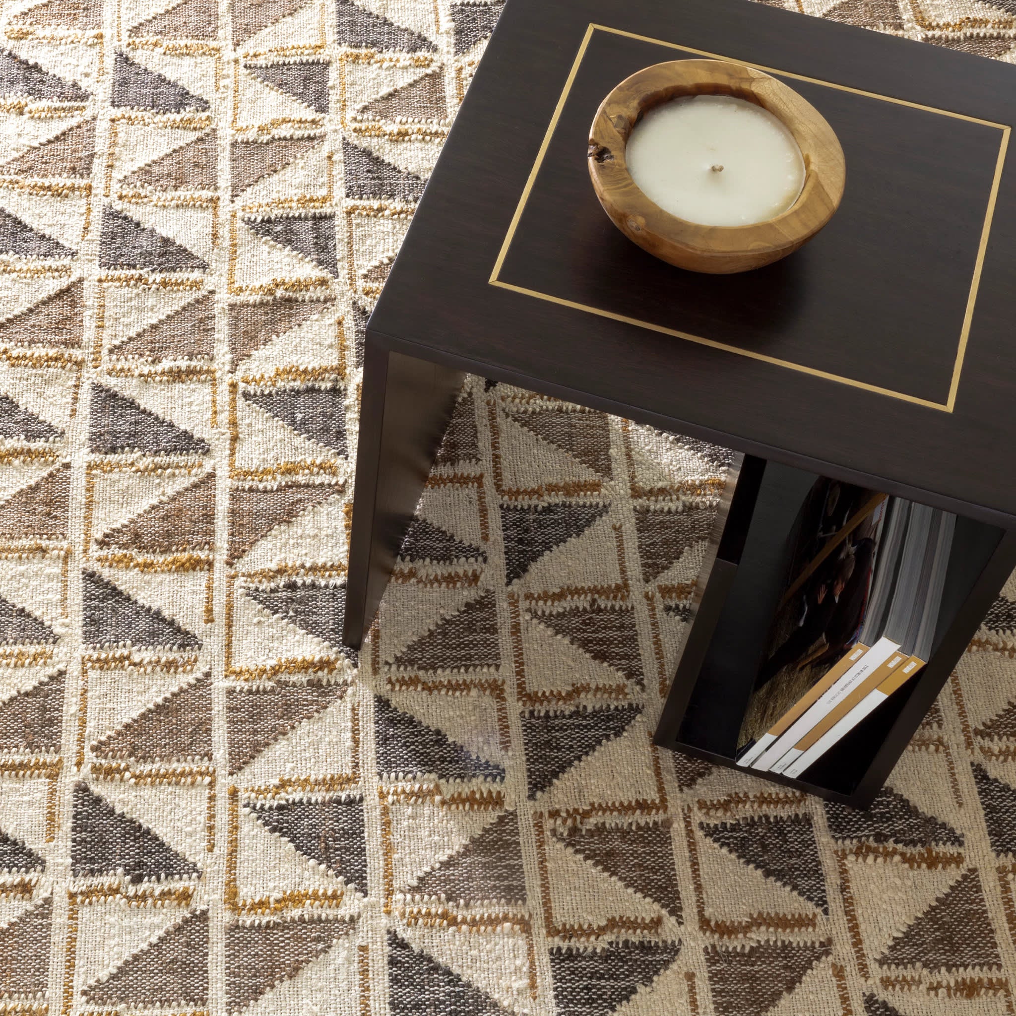 Loki Handwoven Jute Rug | Brown - Image 3