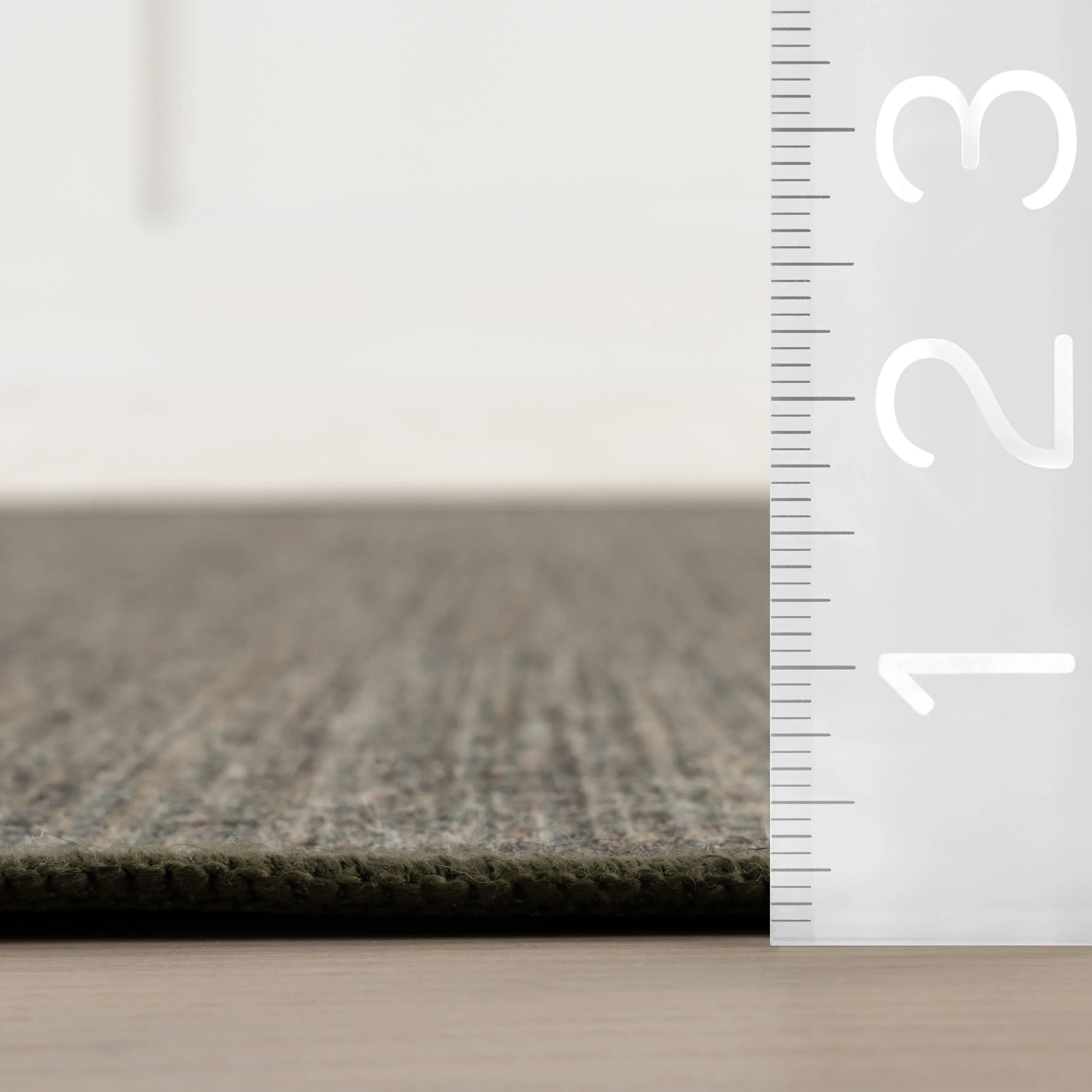 Palmer Solid Washable Rug by Nate Berkus | Green - Image 6