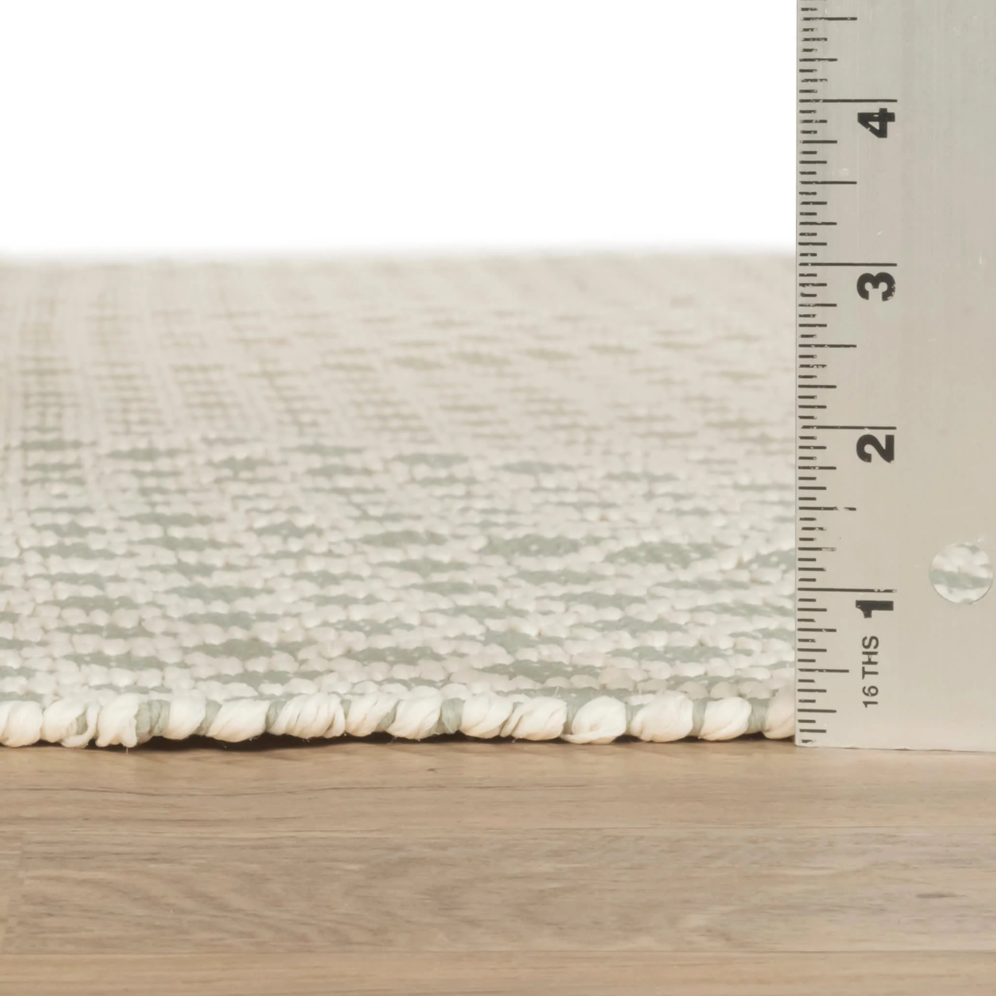 Trellis Handwoven Indoor/Outdoor Rug | Blue - Image 4