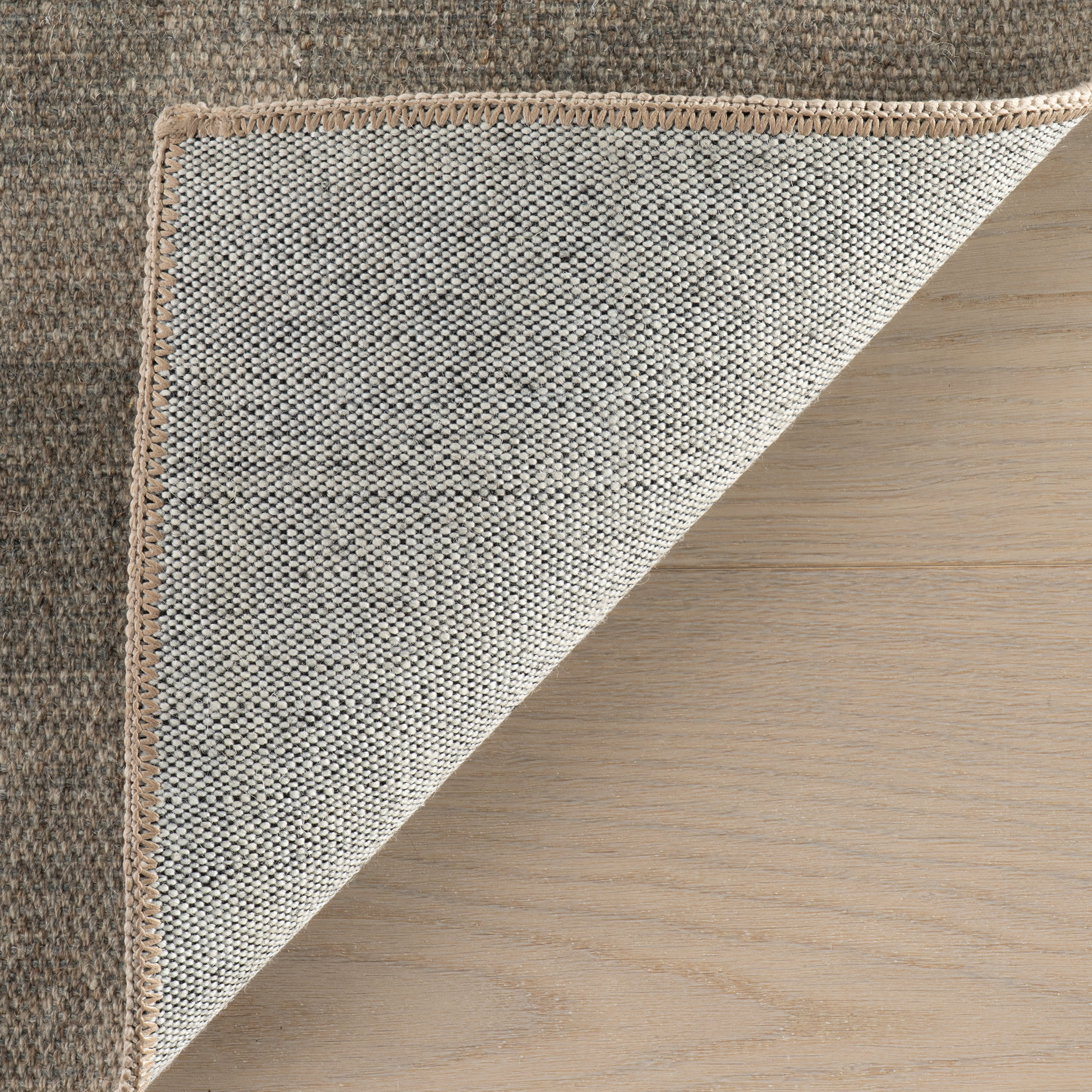 Walker Checkered Washable Rug by Nate Berkus | Brown - Image 4