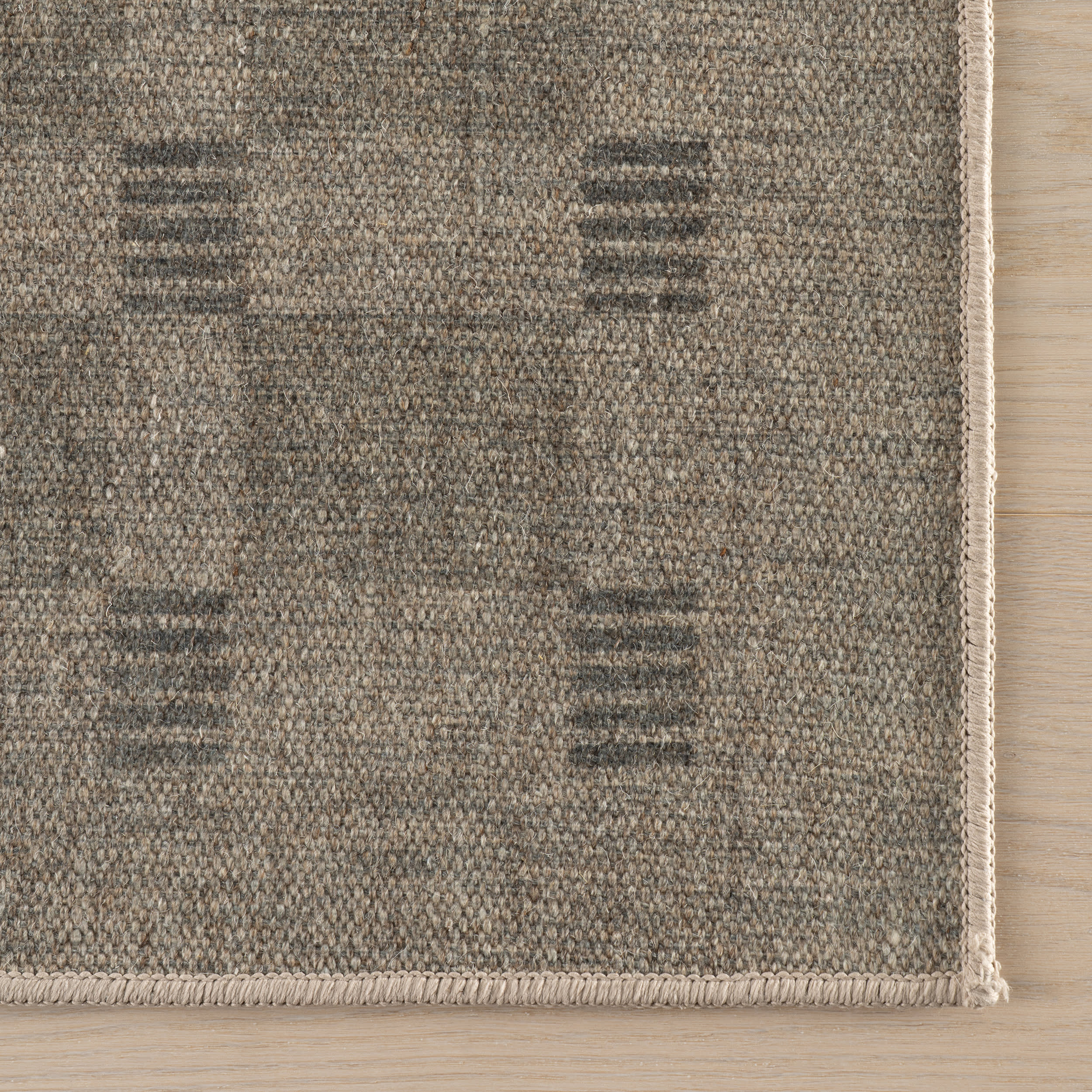 Walker Checkered Washable Rug by Nate Berkus | Brown - Image 5