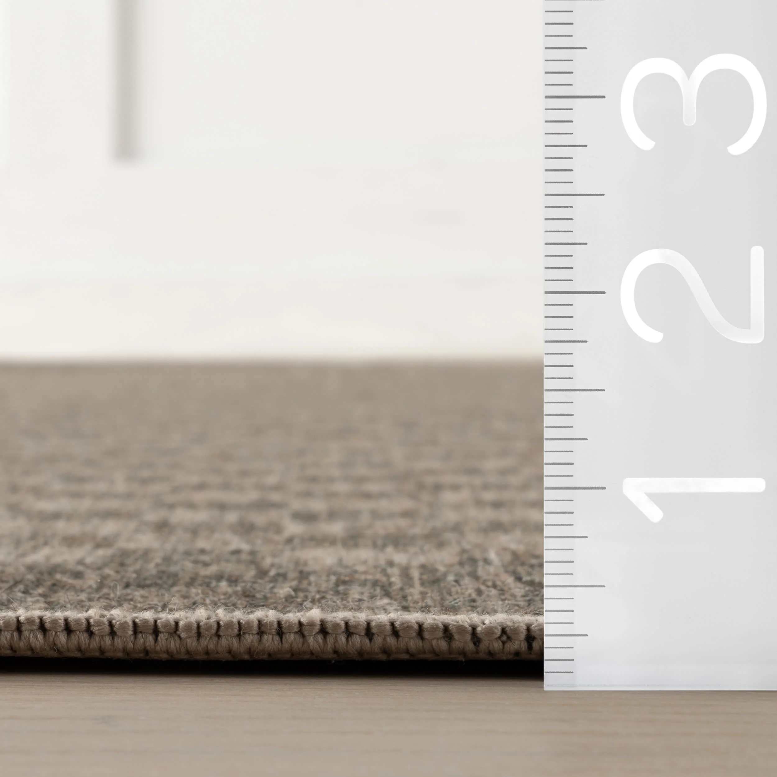 Watts Checkered Washable Rug by Nate Berkus | Charcoal - Image 6