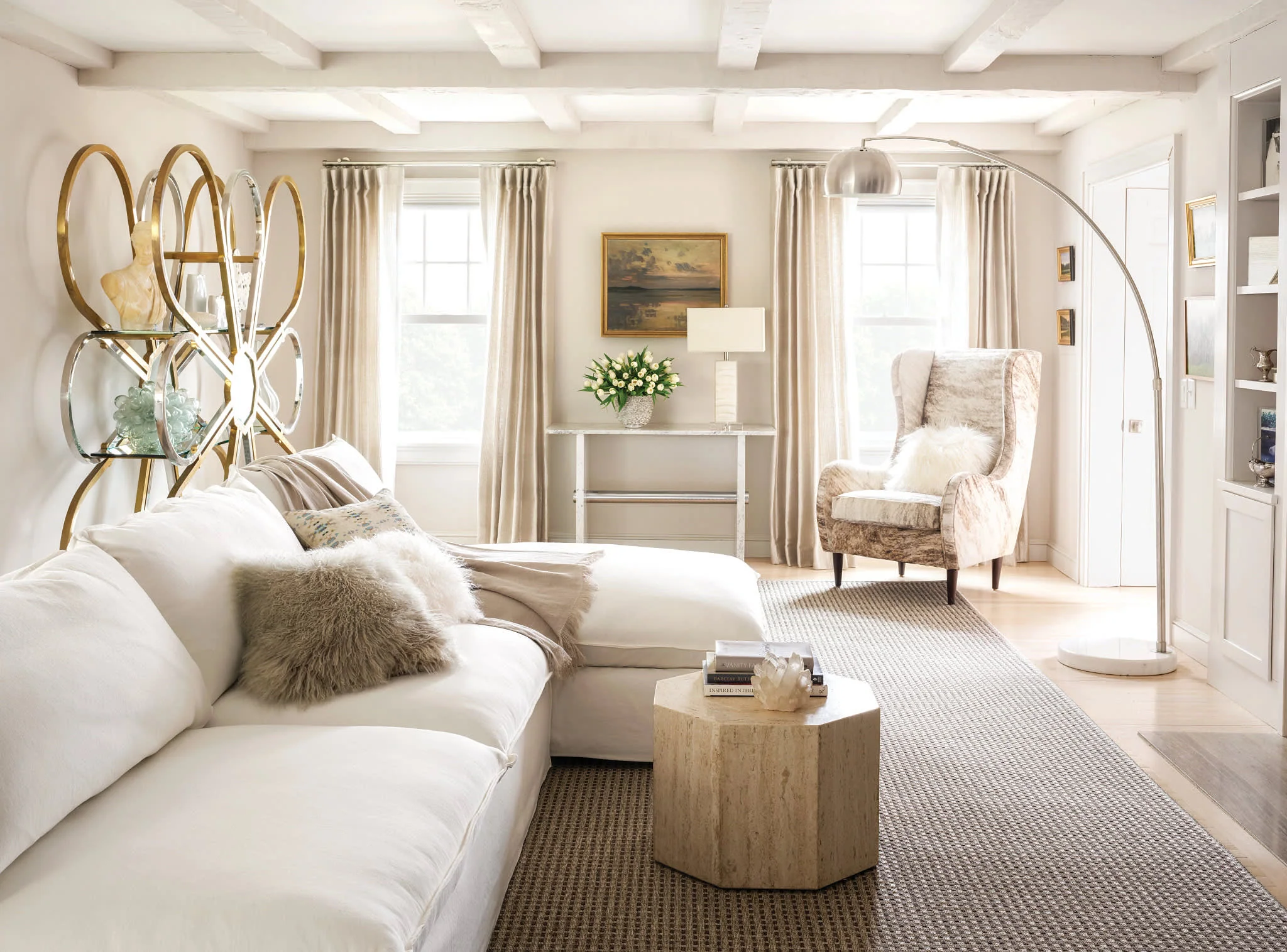 Hollingsworth Slipcovered Sofa | White - Image 3